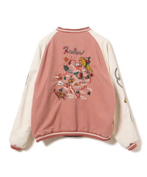 REMI RELIEF(レミレリーフ)の「【イベント限定】【別注】REMI RELIEF / Souvenir Jacket Western(スカジャン・メンズ・ピンク・XX-LARGE/X-LARGE/LARGE/MEDIUM/SMALL)」の8枚目の写真