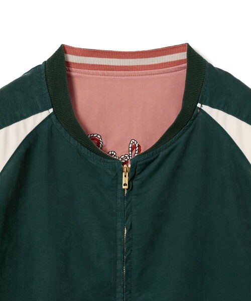 REMI RELIEF(レミレリーフ)の「【イベント限定】【別注】REMI RELIEF / Souvenir Jacket Western(スカジャン・メンズ・ピンク・XX-LARGE/X-LARGE/LARGE/MEDIUM/SMALL)」の11枚目の写真