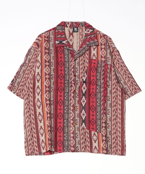 ONEXONE(ワンフォーワン)の「【ONEXONE/ワンフォーワン】LEWIS BASHMENT SHIRT(シャツ/ブラウス・メンズ・レッド・MEDIUM/LARGE)」の14枚目の写真