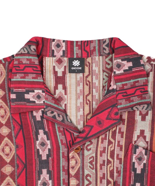 ONEXONE(ワンフォーワン)の「【ONEXONE/ワンフォーワン】LEWIS BASHMENT SHIRT(シャツ/ブラウス・メンズ・レッド・MEDIUM/LARGE)」の3枚目の写真