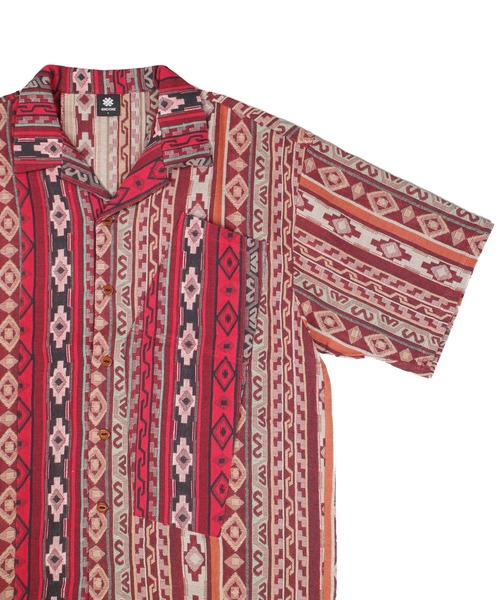 ONEXONE(ワンフォーワン)の「【ONEXONE/ワンフォーワン】LEWIS BASHMENT SHIRT(シャツ/ブラウス・メンズ・レッド・MEDIUM/LARGE)」の6枚目の写真