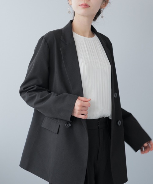 festinalente(フェスティナレンテ)の「シフォン 裾消しプリーツ ブラウス(シャツ/ブラウス・レディース・ホワイト/グレー/ブラック・L/M/S/LL)」の22枚目の写真
