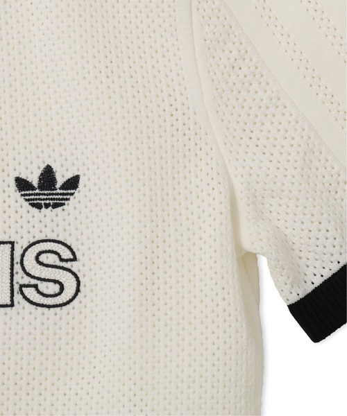 adidas（アディダス）の「adidas MESH CALI TEE / アディダス メッシュ カリ Tシャツ（Tシャツ/カットソー・レディース・ホワイト・L/M/S）」の5枚目の写真