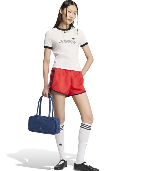 adidas（アディダス）の「adidas MESH CALI TEE / アディダス メッシュ カリ Tシャツ（Tシャツ/カットソー・レディース・ホワイト・L/M/S）」の10枚目の写真