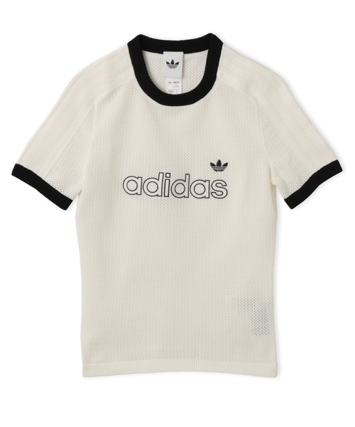 adidas（アディダス）の「adidas MESH CALI TEE / アディダス メッシュ カリ Tシャツ（Tシャツ/カットソー・レディース・ホワイト・L/M/S）」の4枚目の写真