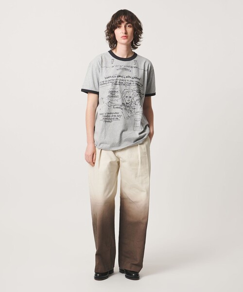 6(ROKU)＞タギング Tシャツ（Tシャツ/カットソー）｜6（ロク）の