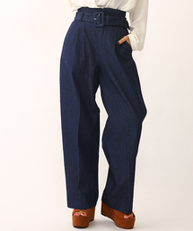 one after another NICE CLAUP | 【ナイスクラップ】センタープレスベルト付きパンツ(その他パンツ)