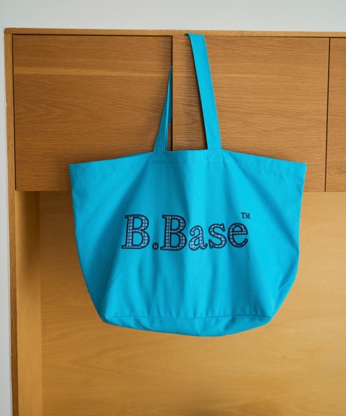 BROKEN BASE(ブロークンベース)の「B.Base patchwork tote bag / B.Base パッチワークトートバッグ(トートバッグ・メンズ・アイボリー/ブルー/ブラック/ネイビー/ブラウン・フリー)」の18枚目の写真