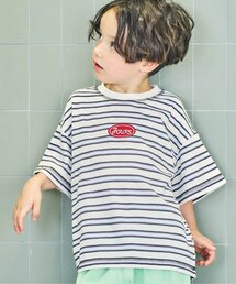 apres les cours（アプレレクール）の「【リンク】アソートロゴゆったり半袖Tシャツ（Tシャツ/カットソー）」