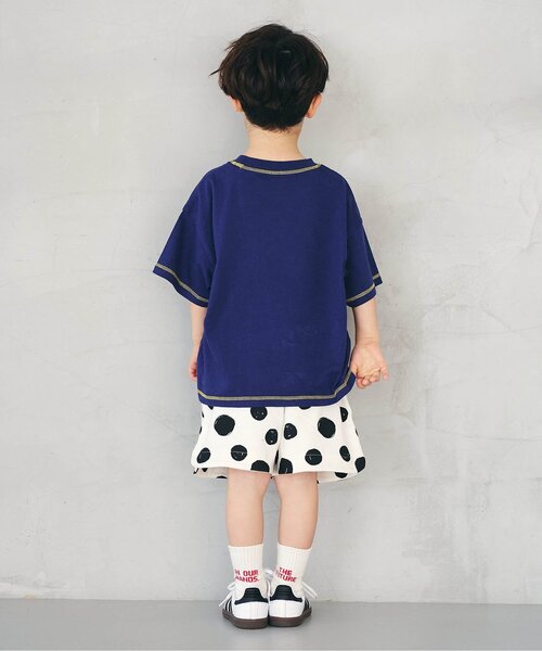 apres les cours(アプレレクール)の「【リンク】アソートロゴゆったり半袖Tシャツ(Tシャツ/カットソー・キッズ・レッド/ネイビー/ピンク/その他2/アイボリー/ライム・80/100/90/130/120/110)」の13枚目の写真