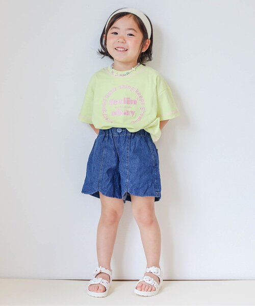 apres les cours(アプレレクール)の「【リンク】アソートロゴゆったり半袖Tシャツ(Tシャツ/カットソー・キッズ・レッド/ネイビー/ピンク/その他2/アイボリー/ライム・80/100/90/130/120/110)」の21枚目の写真