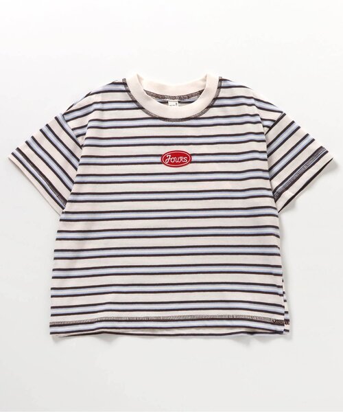 apres les cours(アプレレクール)の「【リンク】アソートロゴゆったり半袖Tシャツ(Tシャツ/カットソー・キッズ・レッド/ネイビー/ピンク/その他2/アイボリー/ライム・80/100/90/130/120/110)」の15枚目の写真