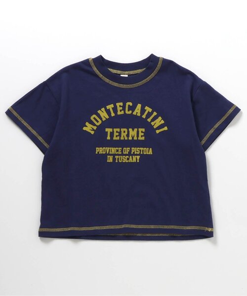 apres les cours(アプレレクール)の「【リンク】アソートロゴゆったり半袖Tシャツ(Tシャツ/カットソー・キッズ・レッド/ネイビー/ピンク/その他2/アイボリー/ライム・80/100/90/130/120/110)」の8枚目の写真