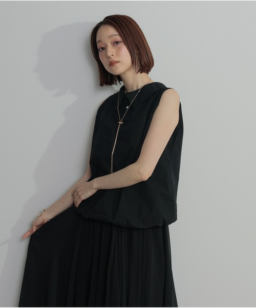 OandI（オーアンドアイ）の「バルーンヘムシャツブラウス（シャツ/ブラウス・レディース・ホワイト/ブラック/サックスブルー・FREE）」の20枚目の写真