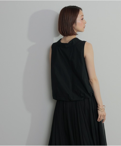 OandI（オーアンドアイ）の「バルーンヘムシャツブラウス（シャツ/ブラウス・レディース・ホワイト/ブラック/サックスブルー・FREE）」の18枚目の写真