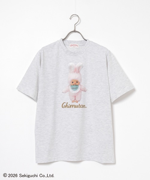 Honeys(ハニーズ)の「チムたん/Tシャツ(Tシャツ/カットソー・レディース・ピンク/オートミール/スミクロ/ブラウン・3L/S/M/LL/L)」の7枚目の写真