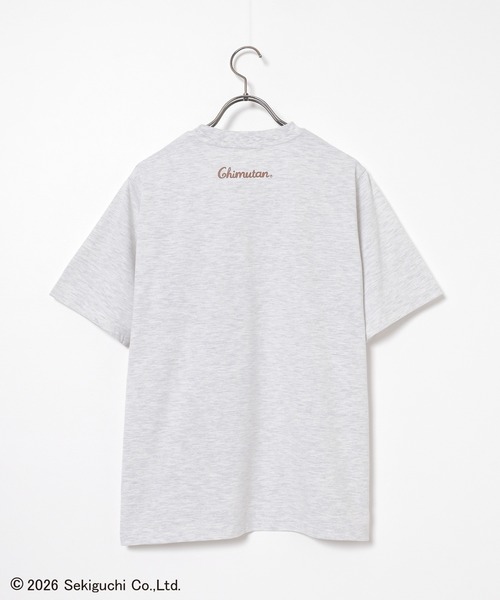 Honeys(ハニーズ)の「チムたん/Tシャツ(Tシャツ/カットソー・レディース・ピンク/オートミール/スミクロ/ブラウン・3L/S/M/LL/L)」の8枚目の写真