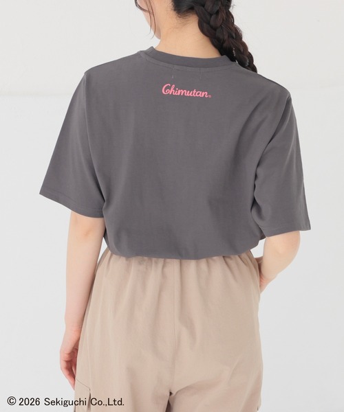 Honeys(ハニーズ)の「チムたん/Tシャツ(Tシャツ/カットソー・レディース・ピンク/オートミール/スミクロ/ブラウン・3L/S/M/LL/L)」の12枚目の写真