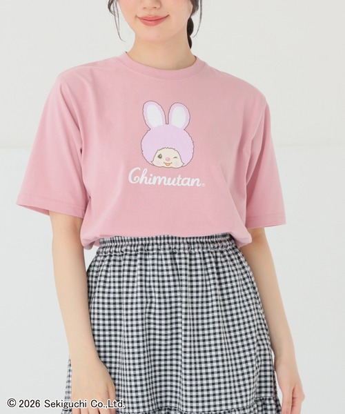 Honeys(ハニーズ)の「チムたん/Tシャツ(Tシャツ/カットソー・レディース・ピンク/オートミール/スミクロ/ブラウン・3L/S/M/LL/L)」の17枚目の写真