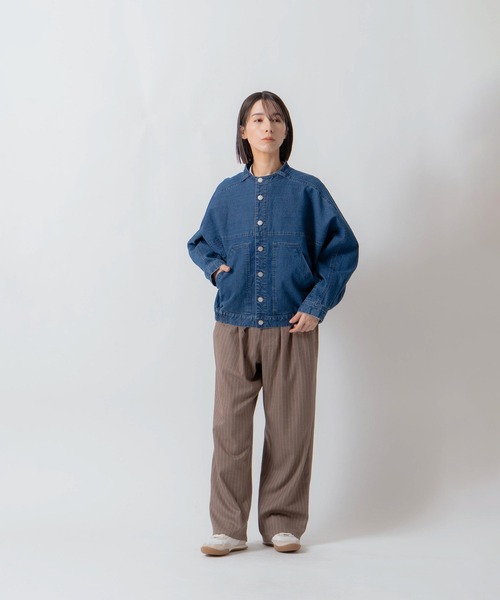 Kelen(ケレン)の「「KELEN / ケレン」9.5oz裏起毛デニム オーバージャケット(その他アウター・レディース・ネイビー/ブルー・S/M)」の18枚目の写真