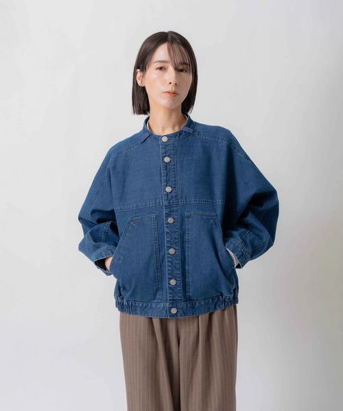 Kelen(ケレン)の「「KELEN / ケレン」9.5oz裏起毛デニム オーバージャケット(その他アウター・レディース・ネイビー/ブルー・S/M)」の19枚目の写真
