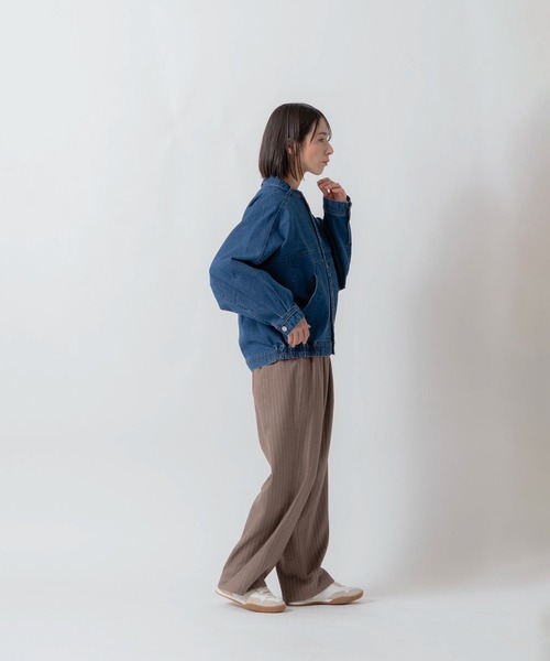 Kelen(ケレン)の「「KELEN / ケレン」9.5oz裏起毛デニム オーバージャケット(その他アウター・レディース・ネイビー/ブルー・S/M)」の21枚目の写真