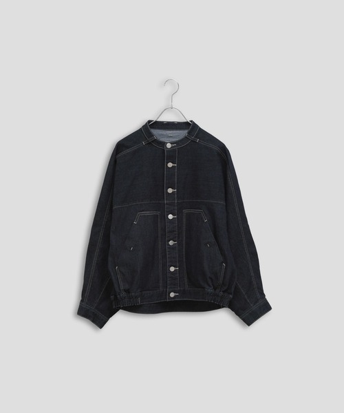 Kelen(ケレン)の「「KELEN / ケレン」9.5oz裏起毛デニム オーバージャケット(その他アウター・レディース・ネイビー/ブルー・S/M)」の5枚目の写真