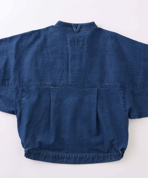 Kelen(ケレン)の「「KELEN / ケレン」9.5oz裏起毛デニム オーバージャケット(その他アウター・レディース・ネイビー/ブルー・S/M)」の11枚目の写真