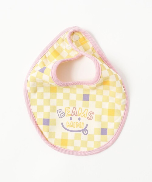 BEAMS mini（ビームスミニ）の「ベビー スマイル スタイ 2枚セット 2026FW あかちゃん よだれかけ プチプラ（ロンパース・キッズ・ロイヤルブルー/ピンク・ONE SIZE）」の6枚目の写真