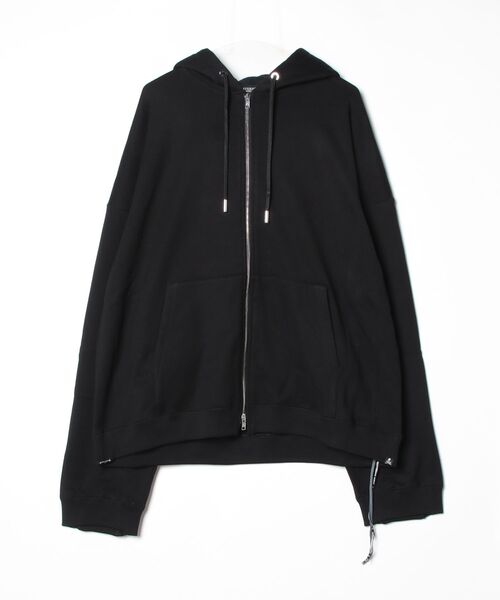mastermind JAPAN(マスターマインド)の「BOXY BEADED ZIP UP HOODIE(パーカー・メンズ・ブラック・XL)」の1枚目の写真