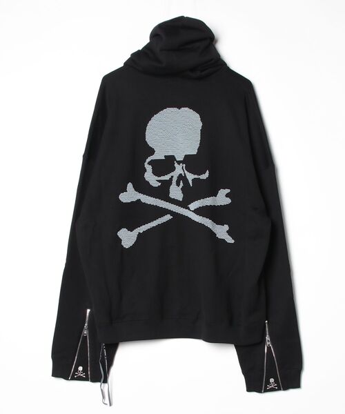 mastermind JAPAN(マスターマインド)の「BOXY BEADED ZIP UP HOODIE(パーカー・メンズ・ブラック・XL)」の2枚目の写真