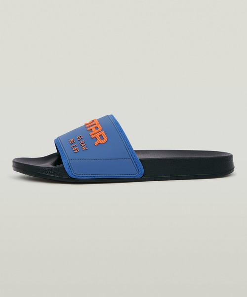 G-STAR(ジースター)の「Cart V Blk II Sliders/ブランドロゴスライドサンダル(サンダル・メンズ・ブルー系その他・42/41)」の2枚目の写真