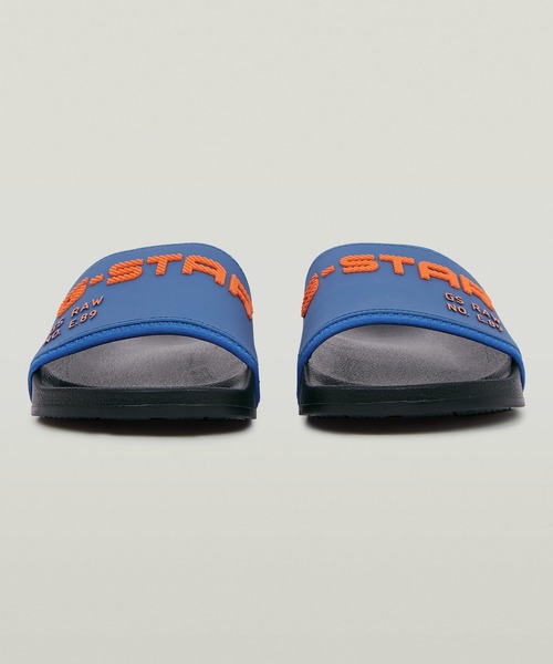 G-STAR(ジースター)の「Cart V Blk II Sliders/ブランドロゴスライドサンダル(サンダル・メンズ・ブルー系その他・42/41)」の4枚目の写真