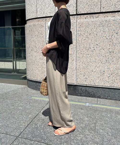 Jena espace merveilleux(ジェナ エスパスメルヴェイユ)の「リネンタッチワイドパンツ(その他パンツ・レディース・ベージュ/ライトグレー・FREE)」の8枚目の写真