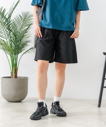 【C-FORT POINT/フォートポイント】【ウエストは総ゴム仕様で履きやすさ・動きやすさ抜群◎】シェフハーフパンツ ショートパンツ ワイド 太め 短パン ウエストゴム 楽ちん イージーパンツ 膝丈 アメカジ スケーター ストリート アウトドア