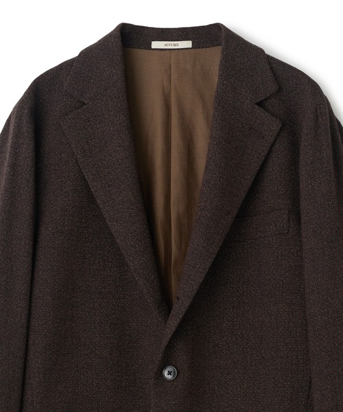 MEN'S BIGI(メンズビギ)の「【BASED ON MEN'S BIGI HERITAGE】ミックスツイード リラックスジャケット(テーラードジャケット・メンズ・ブラウン・02/03/04/01)」の15枚目の写真