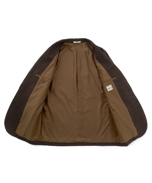 MEN'S BIGI(メンズビギ)の「【BASED ON MEN'S BIGI HERITAGE】ミックスツイード リラックスジャケット(テーラードジャケット・メンズ・ブラウン・02/03/04/01)」の20枚目の写真