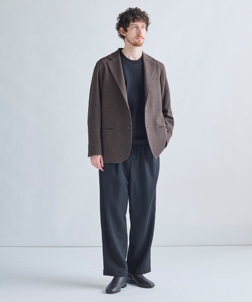 MEN'S BIGI(メンズビギ)の「【BASED ON MEN'S BIGI HERITAGE】ミックスツイード リラックスジャケット(テーラードジャケット・メンズ・ブラウン・02/03/04/01)」の13枚目の写真