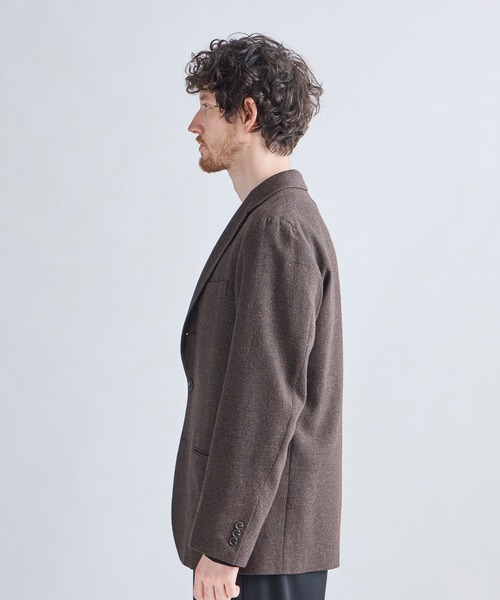 MEN'S BIGI(メンズビギ)の「【BASED ON MEN'S BIGI HERITAGE】ミックスツイード リラックスジャケット(テーラードジャケット・メンズ・ブラウン・02/03/04/01)」の10枚目の写真