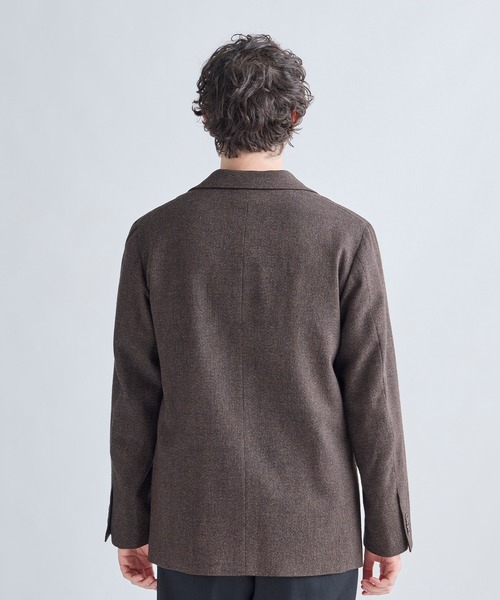 MEN'S BIGI(メンズビギ)の「【BASED ON MEN'S BIGI HERITAGE】ミックスツイード リラックスジャケット(テーラードジャケット・メンズ・ブラウン・02/03/04/01)」の11枚目の写真