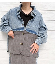 セール】Levi's/リーバイス リバーシブルクロップドデニムジャケット