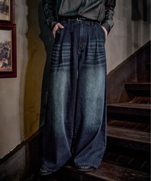 Casper John（キャスパージョン）の「Wool mix baggy denim pants/ウールミックスバギーデニムパンツ（デニムパンツ）」