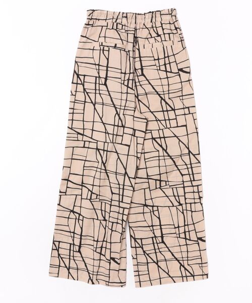 HELIOPOLE(エリオポール)の「COTTONLAWN PRINT EASY PANTS(その他パンツ・レディース・ベージュ・38)」の2枚目の写真