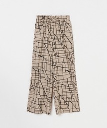 HELIOPOLE | COTTONLAWN PRINT EASY PANTS / コットン ローン プリント イージー パンツ(その他パンツ)