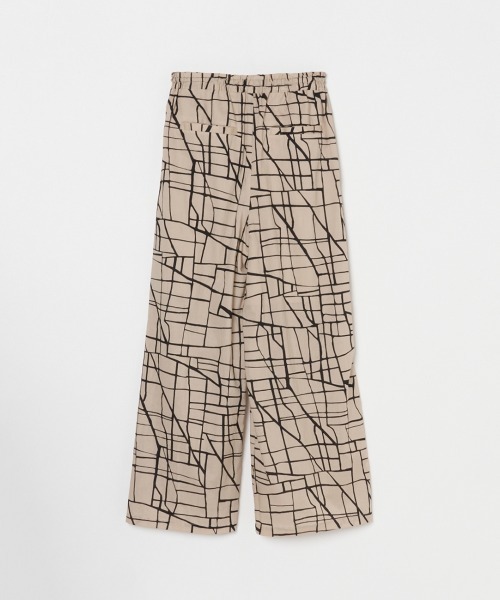 HELIOPOLE(エリオポール)の「COTTONLAWN PRINT EASY PANTS / コットン ローン プリント イージー パンツ(その他パンツ・レディース・ベージュ・38)」の2枚目の写真