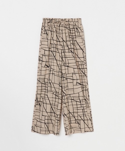HELIOPOLE(エリオポール)の「COTTONLAWN PRINT EASY PANTS / コットン ローン プリント イージー パンツ(その他パンツ・レディース・ベージュ・38)」の9枚目の写真