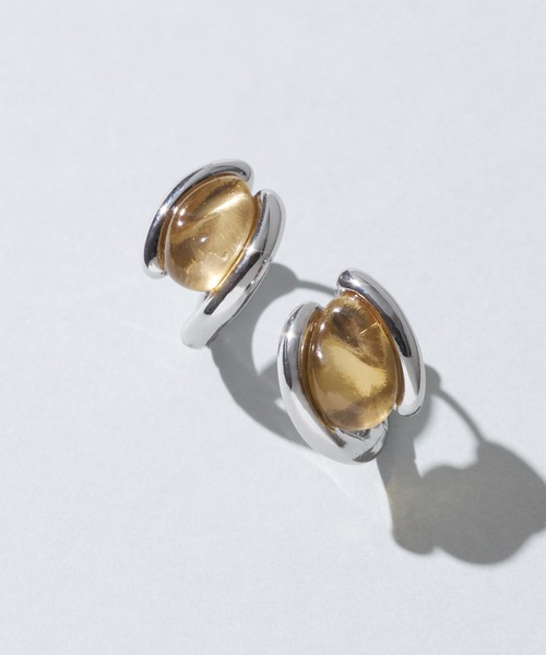 GOLDY(ゴールディ)の「クリア カラー × メタル ワンタッチ ピアス(ピアス(両耳用)・レディース・グリーン/オレンジ/レッド/クリア/ブルー・FREE)」の18枚目の写真