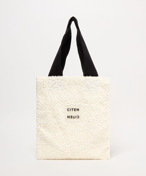 CITEN(シテン)の「<CITEN>スパンコールトート(トートバッグ・レディース・ブラック/ライトブルー/ホワイト・フリー)」の12枚目の写真