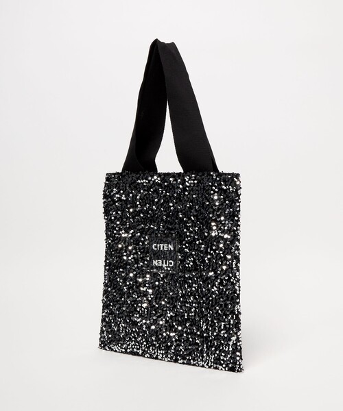 CITEN(シテン)の「<CITEN>スパンコールトート(トートバッグ・レディース・ブラック/ライトブルー/ホワイト・フリー)」の18枚目の写真