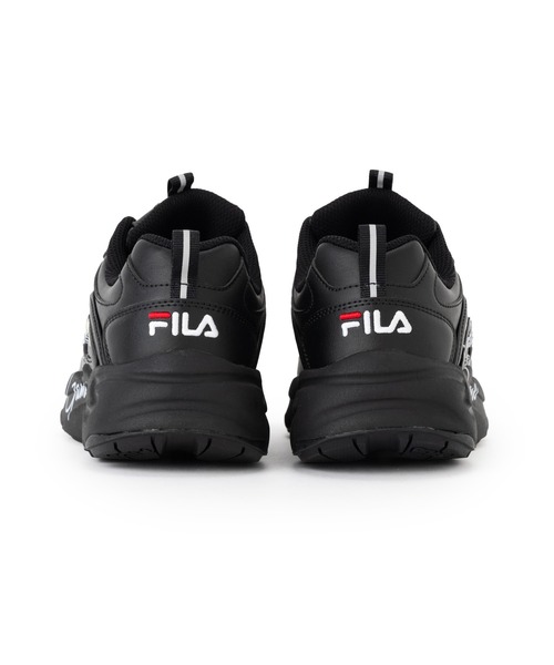FILA(フィラ)の「RAYTONA SCRIPT / レイトナスクリプト(スニーカー・レディース・ブラック・23.5cm/23.0cm/24.5cm/22.5cm/28.0cm/26.0cm/25.0cm/24.0cm)」の3枚目の写真